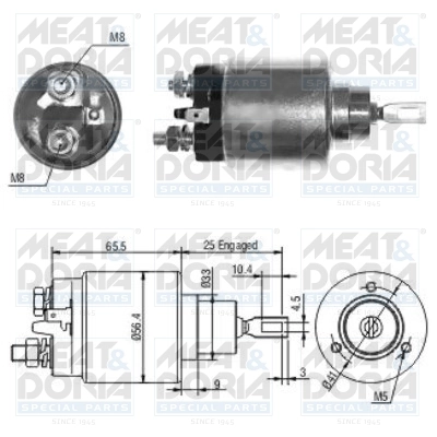 Solenoid Switch, starter